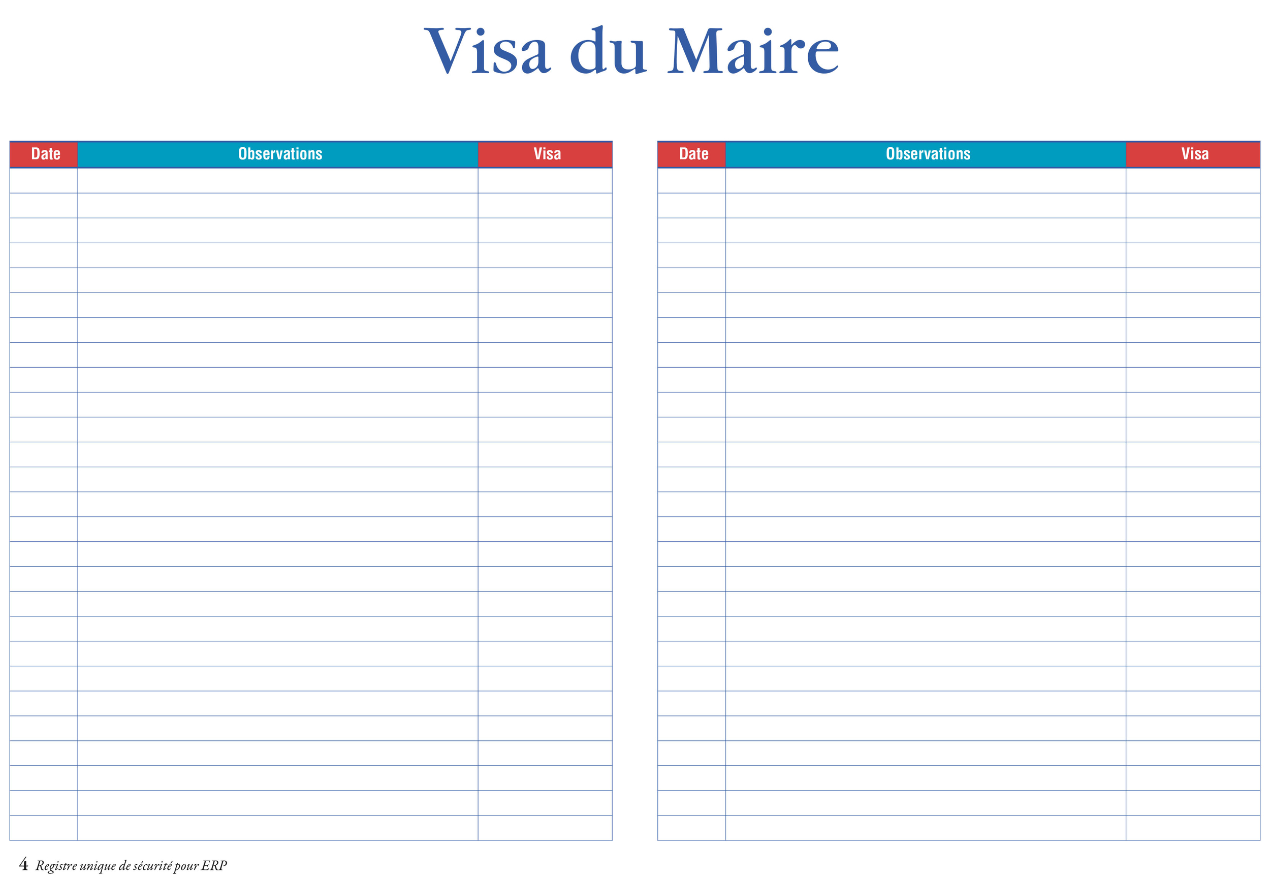 registre sécurité mairie P1