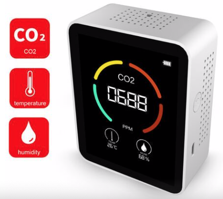Détecteur de dioxyde de carbone CO2 intérieur