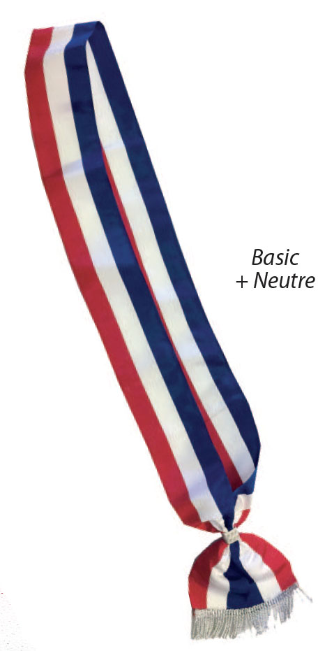 écharpe tricolore CMJ CME BASIC NEUTRE