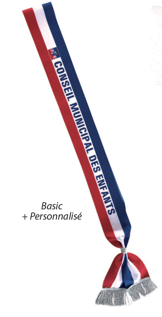 écharpe tricolore CMJ CME basic perso