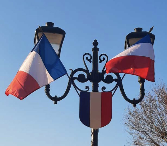 Ecusson tricolore pour mairie