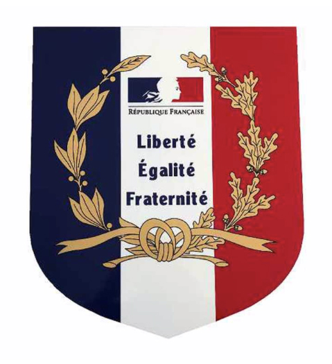 Ecusson devise  pour mairie