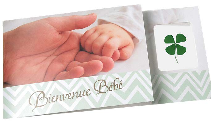 CARTE PORTE BONHEUR cadeau administrés