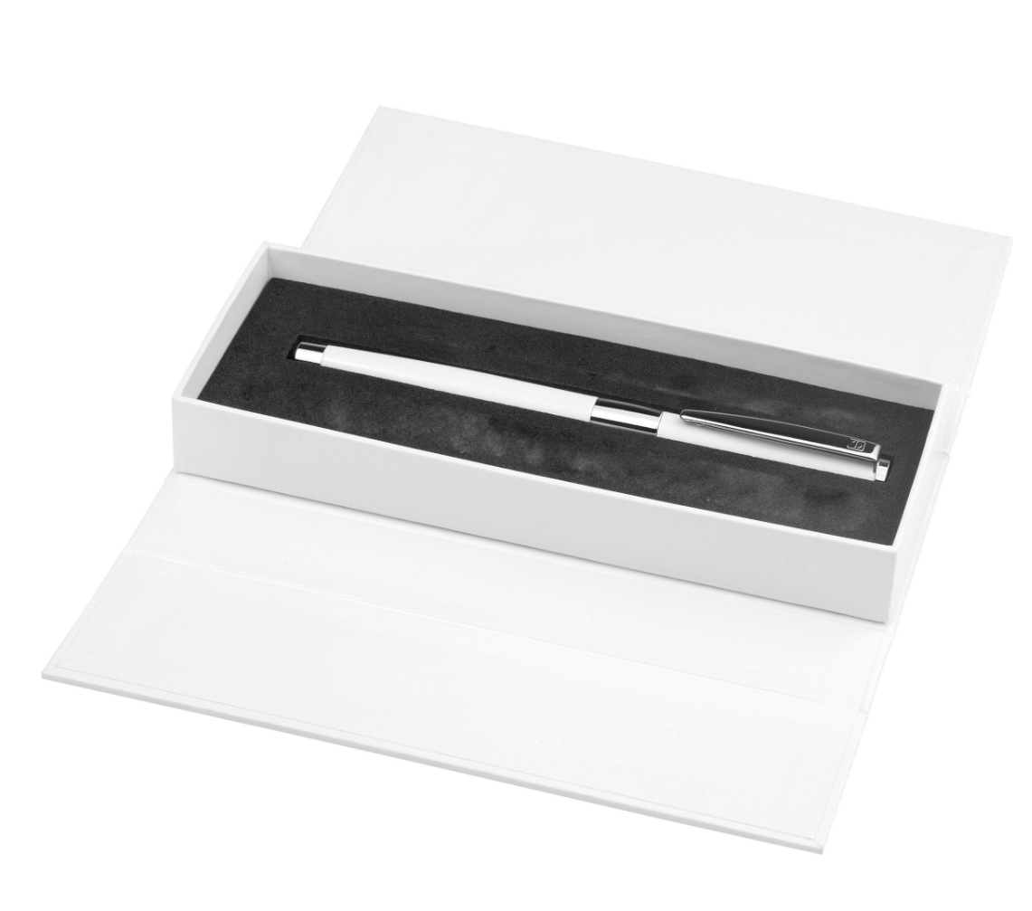 parure blanche 1 stylo personnalisée pas cher
