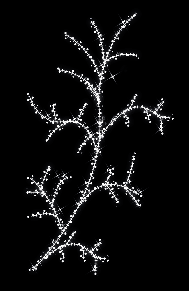 Décor poteau Branche