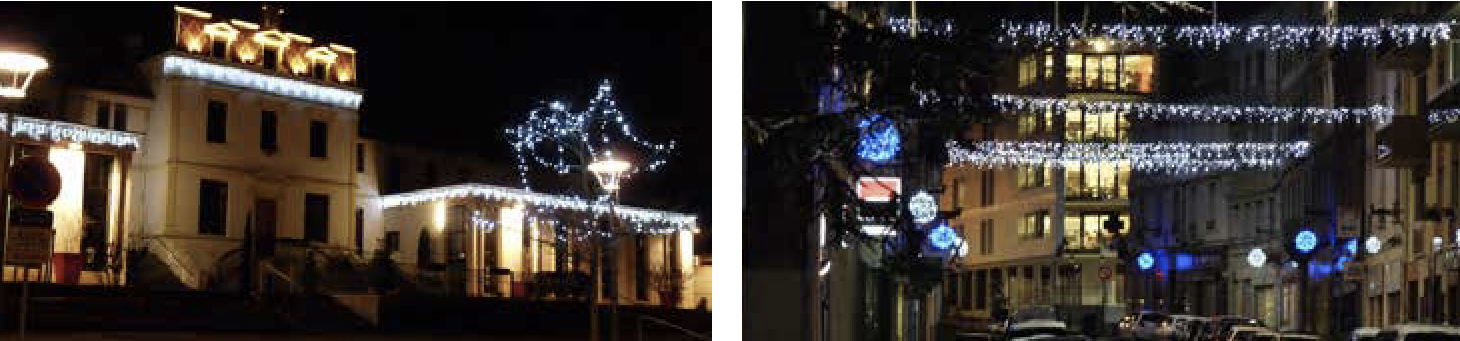 STALACTITE LED ILLUMINATION MAIRIE