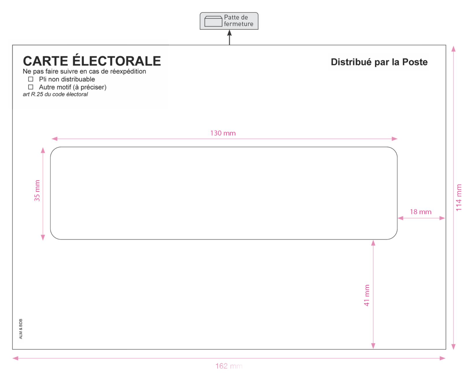 ENVELOPPES ELECTION MAIRIE PAS CHER