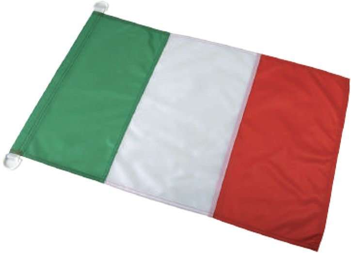 Drapeau de table France et Europe en tissu socle-mât métal