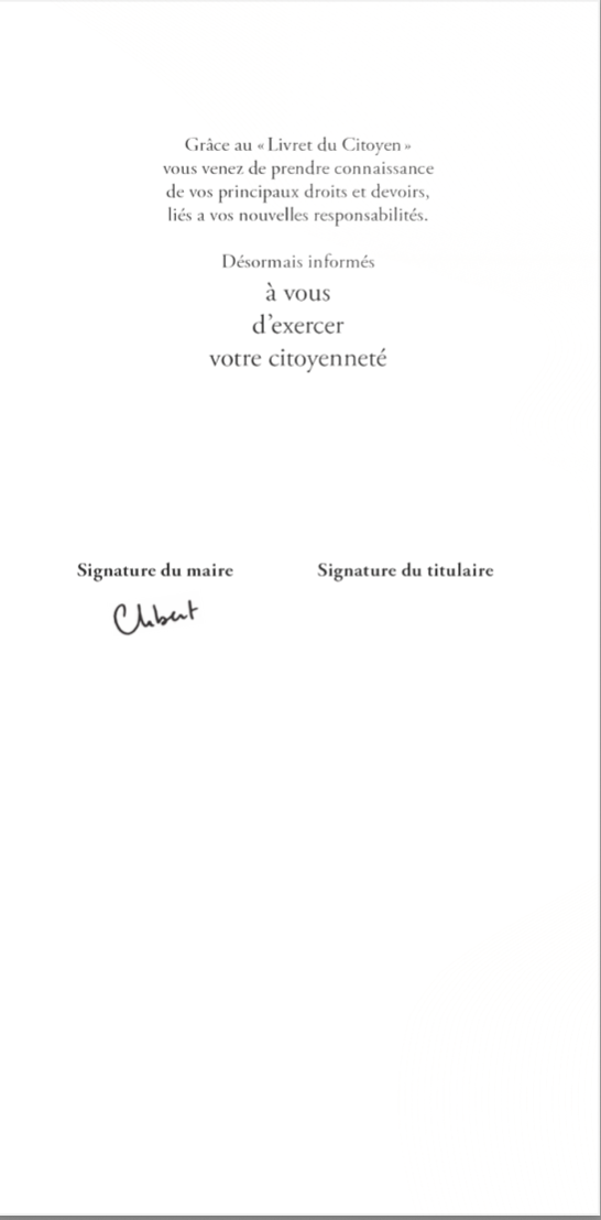 Livret de famille personnalisé ville