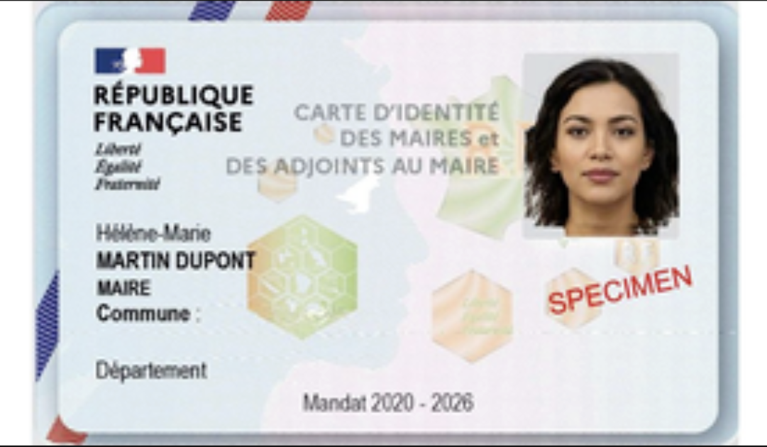Carte didentité des maires et des adjoints au maire