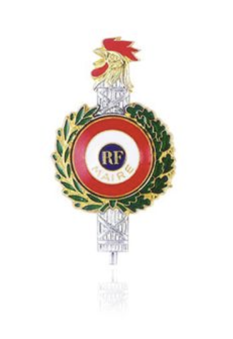 Insigne officiel boutonnière MAIRE