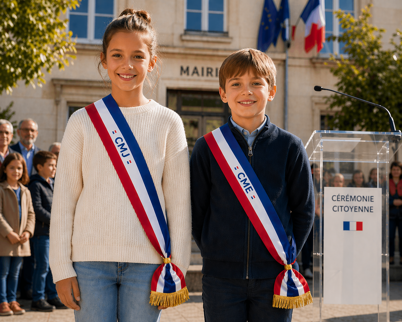 echarpe-tricolore-enfant-cmj-personnalisee