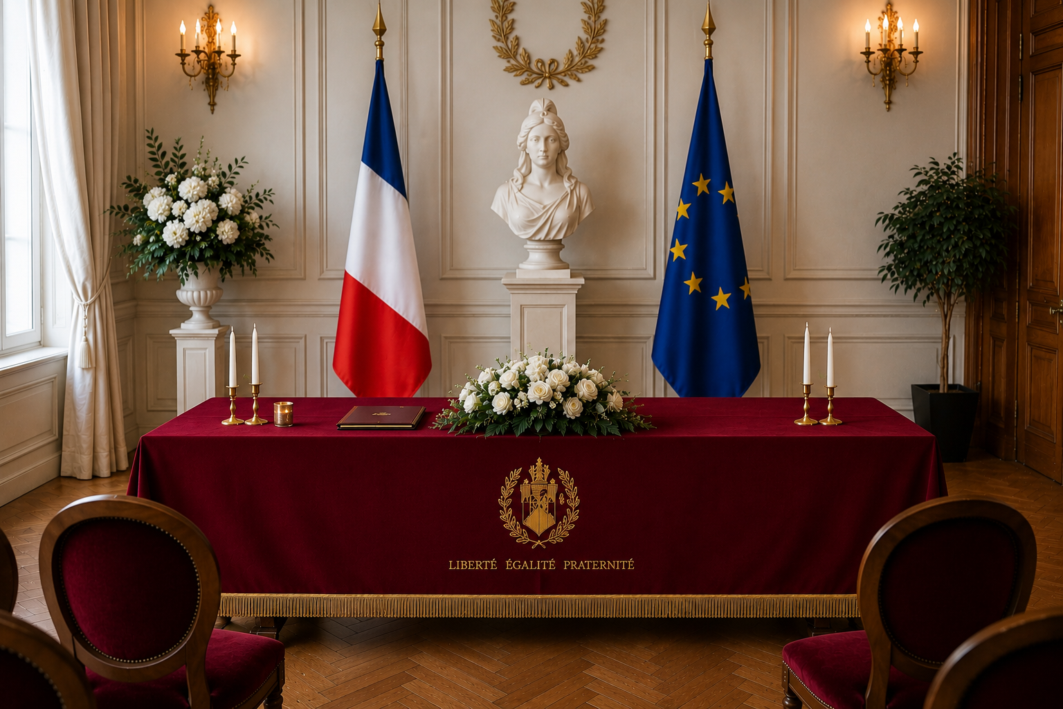 tapis table mairie bordeaux