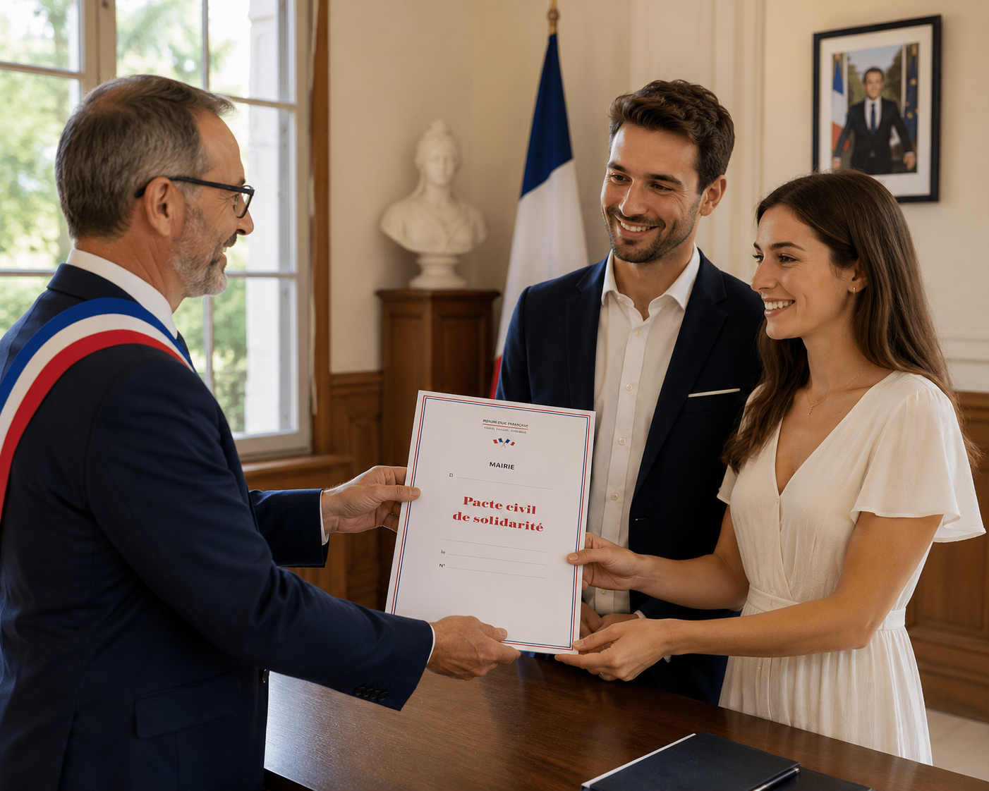 chemise de remise des documents du pacs