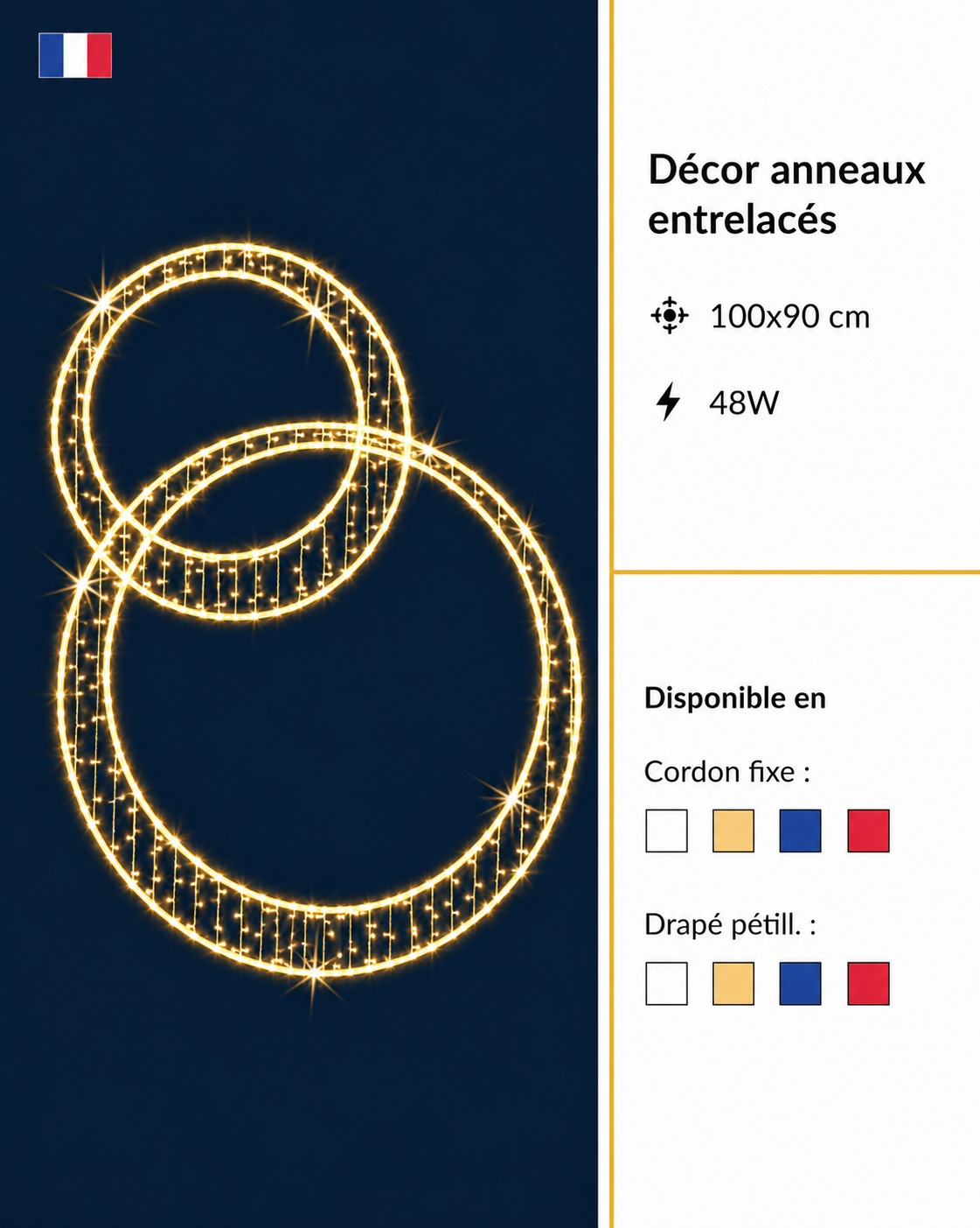 Décor poteau lumineux ALLIANCES