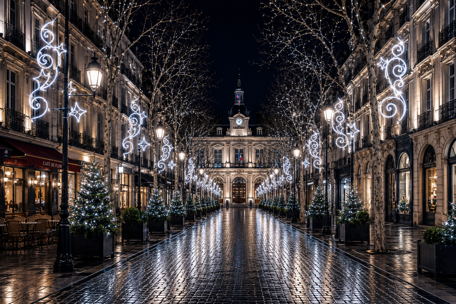 DECOR TRISTAN PETILLANT BLANC FROID