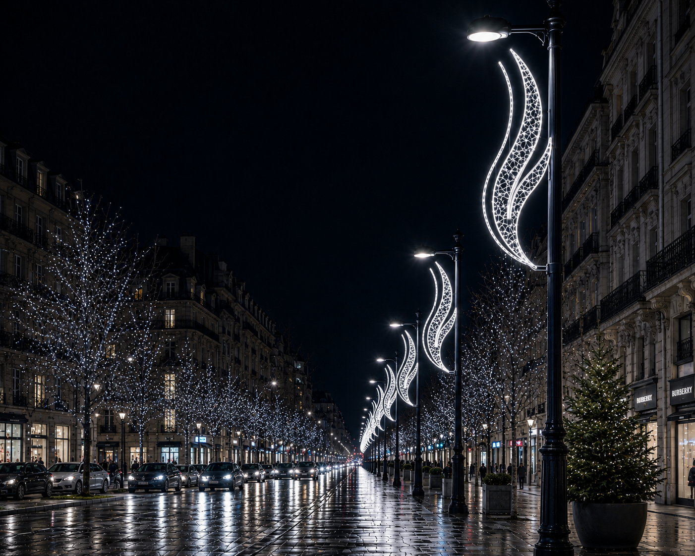 DECOR ORTANCE BLANC FROID