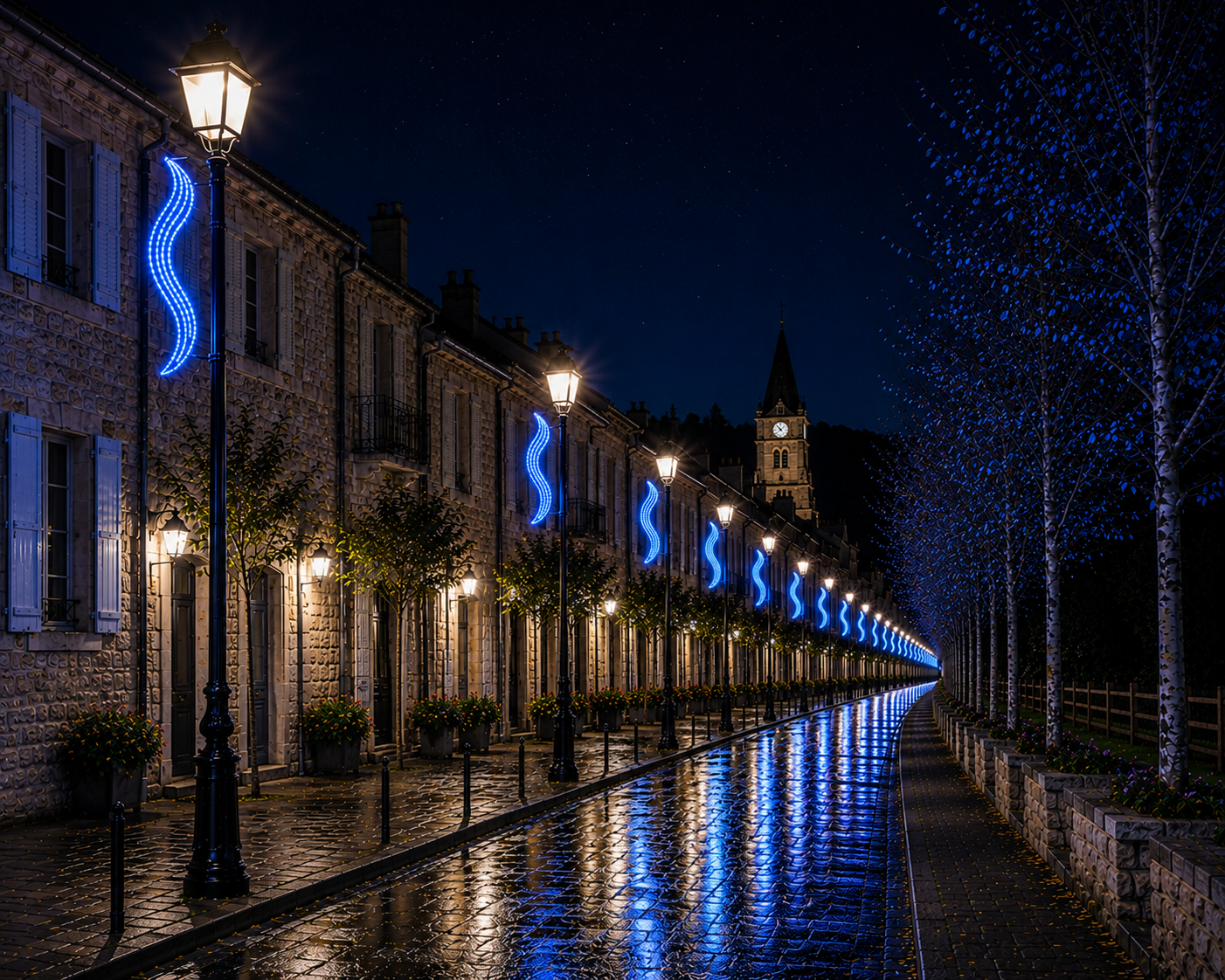 DECOR JEROME PETILLANT BLEU