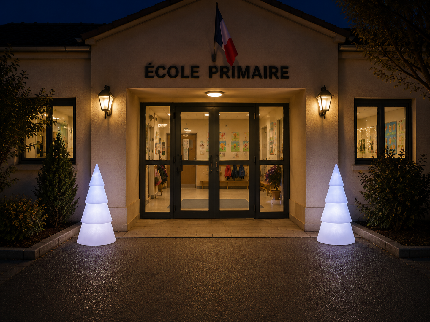 Sapin lumineux Modulaire 3 parties
