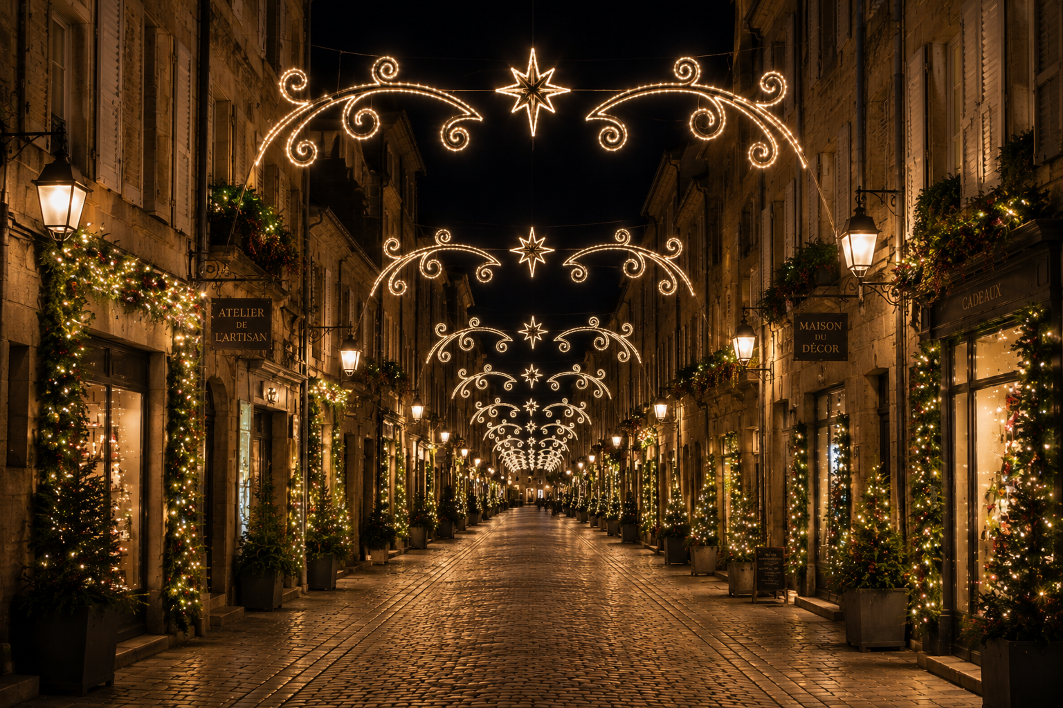 TRAVERSEE GABIN ET ETOILE 3 BLANC CHAUD RUE