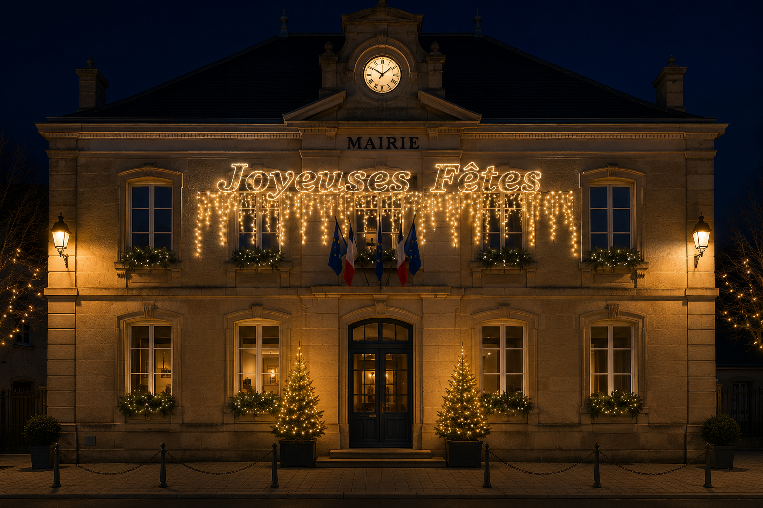 TRAVERSEE %22JOYEUSES FETES%22 RIDEAUX
