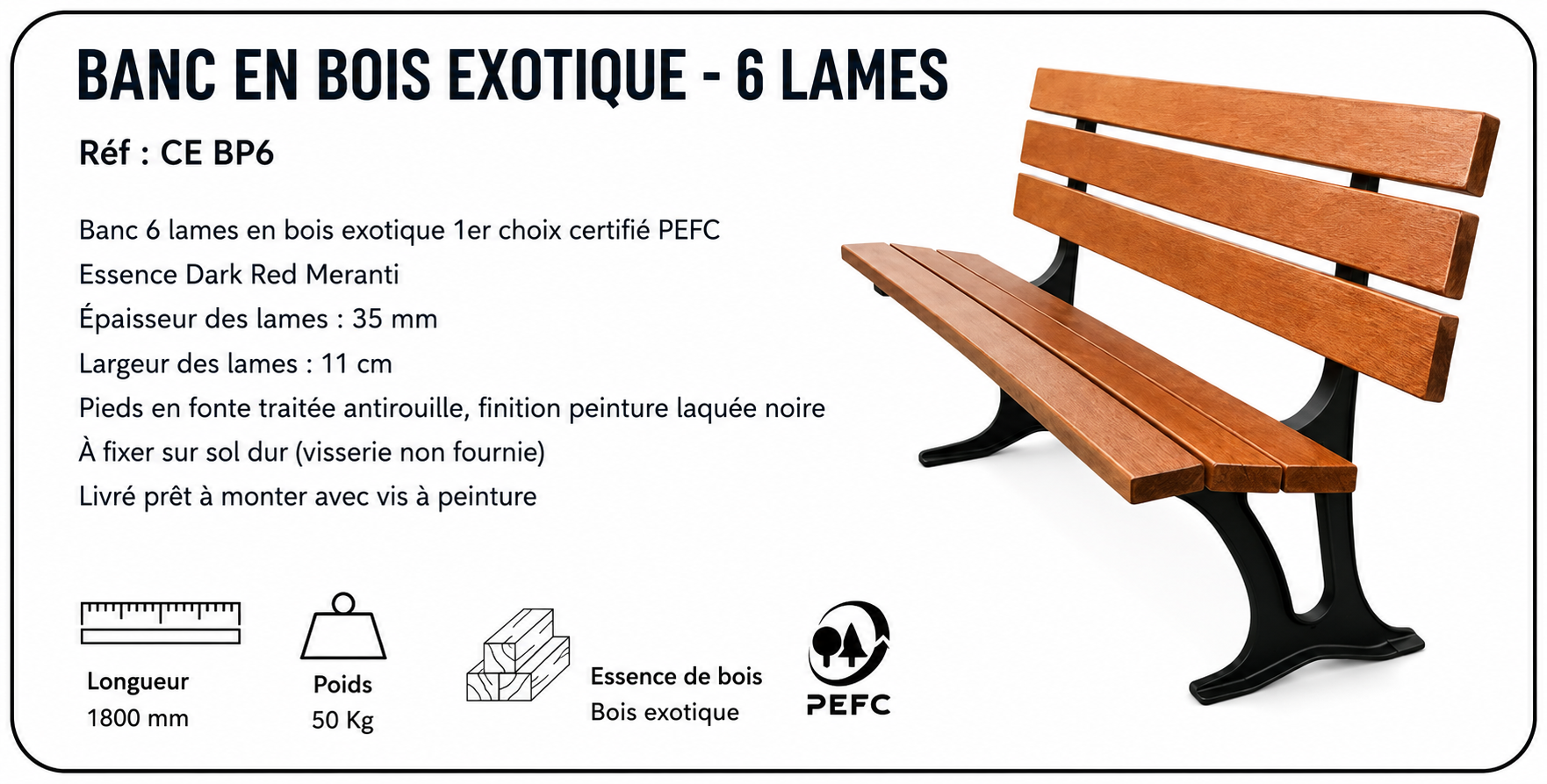 banc-bois-exotique-6-lames-dark-red-meranti