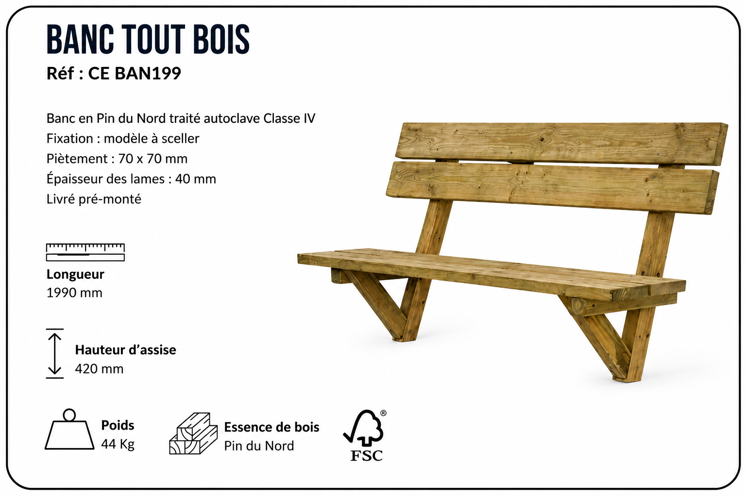 banc-tout-bois-pin-nord-autoclave-1990mm