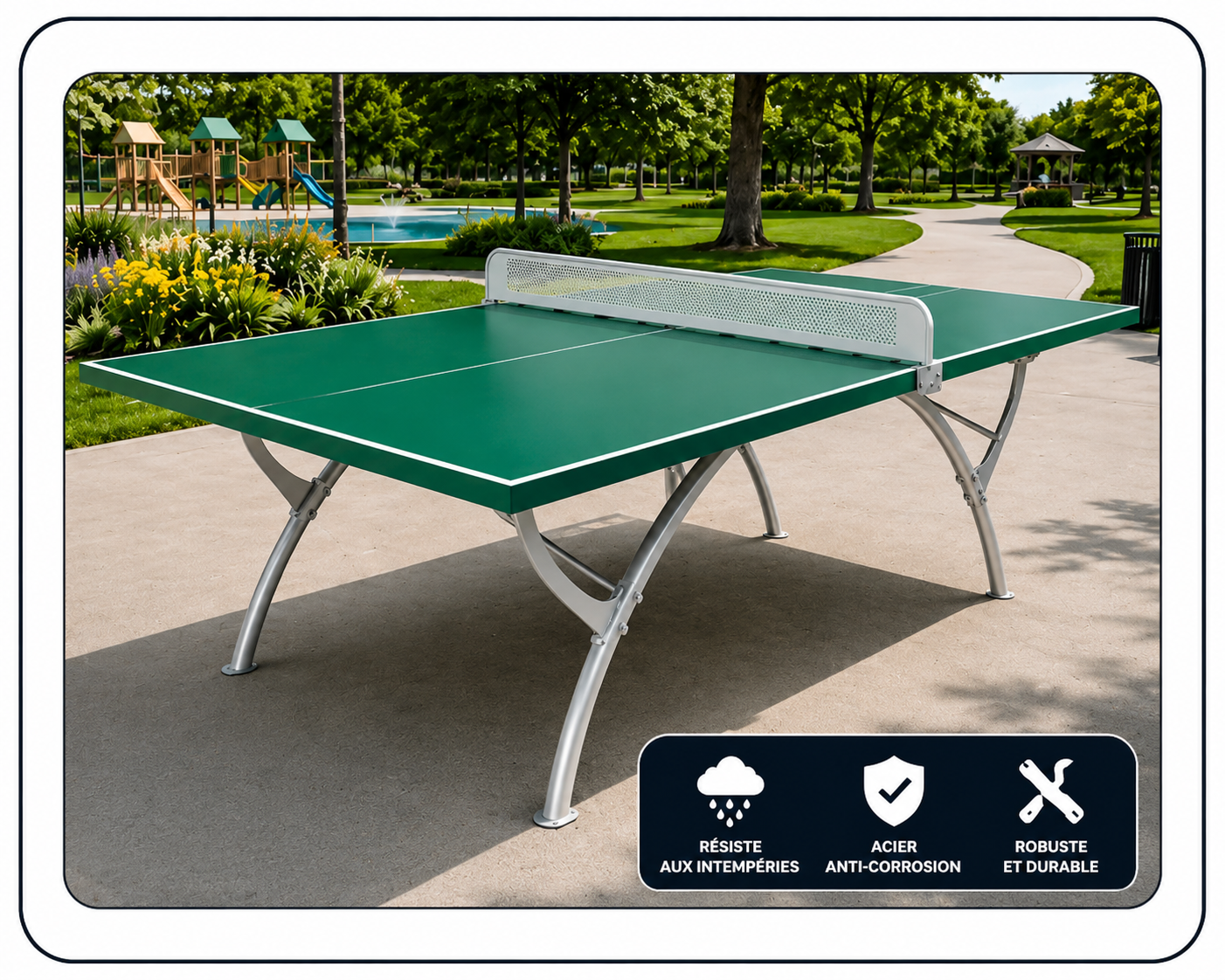 table-ping-pong-champion-exterieure-verte mairie