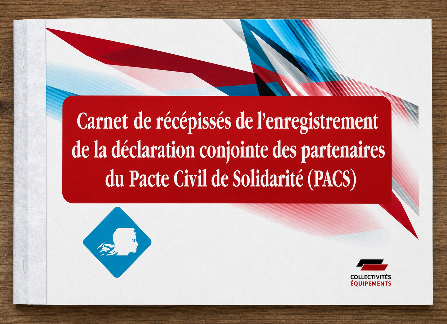 Carnet de récépissés de lenregistrement de la déclaration conjointe des partenaires du Pacte Civil de Solidarité