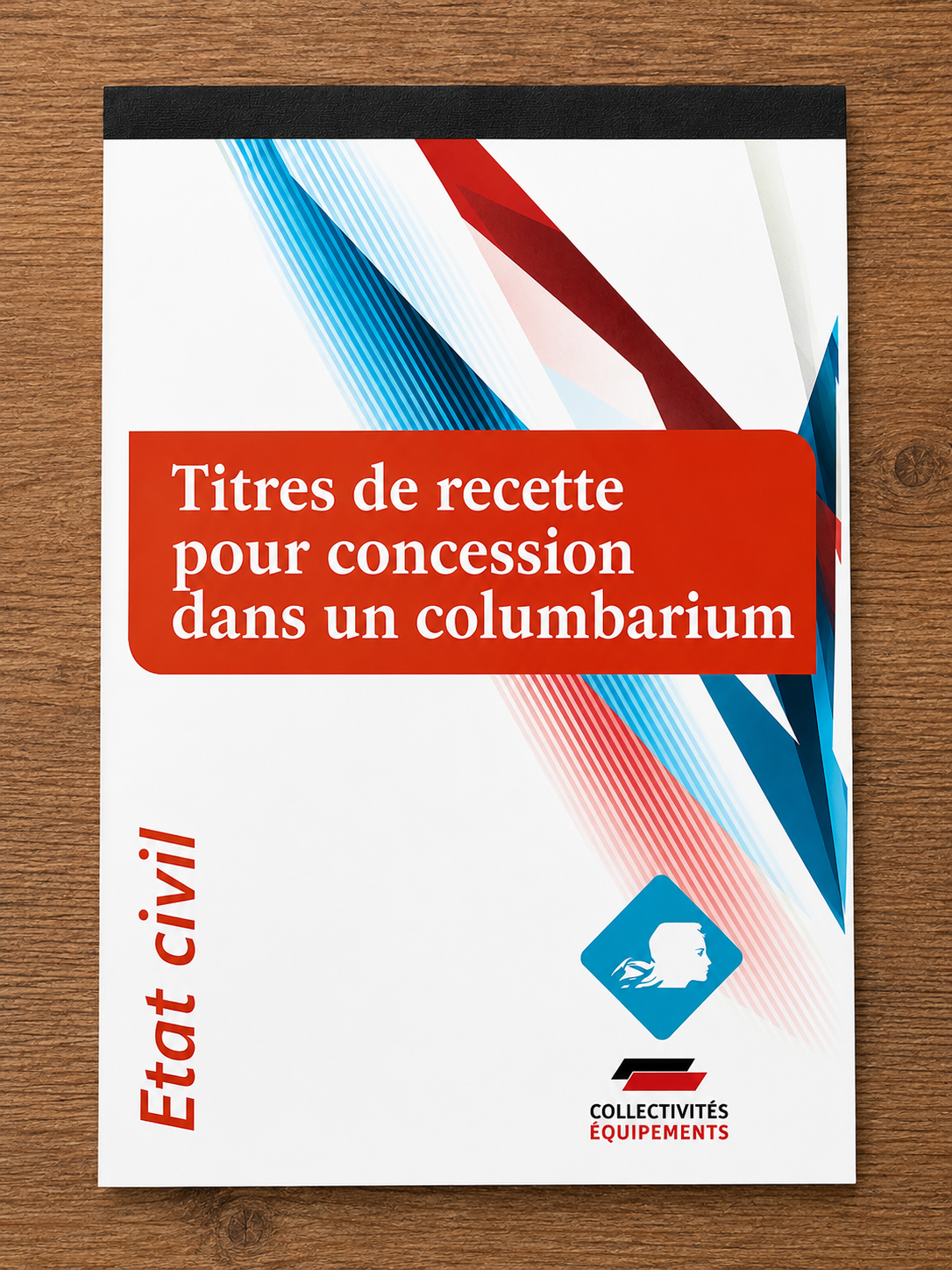 Titre de recette provisoire COLUMBARIUM COUVERTURE