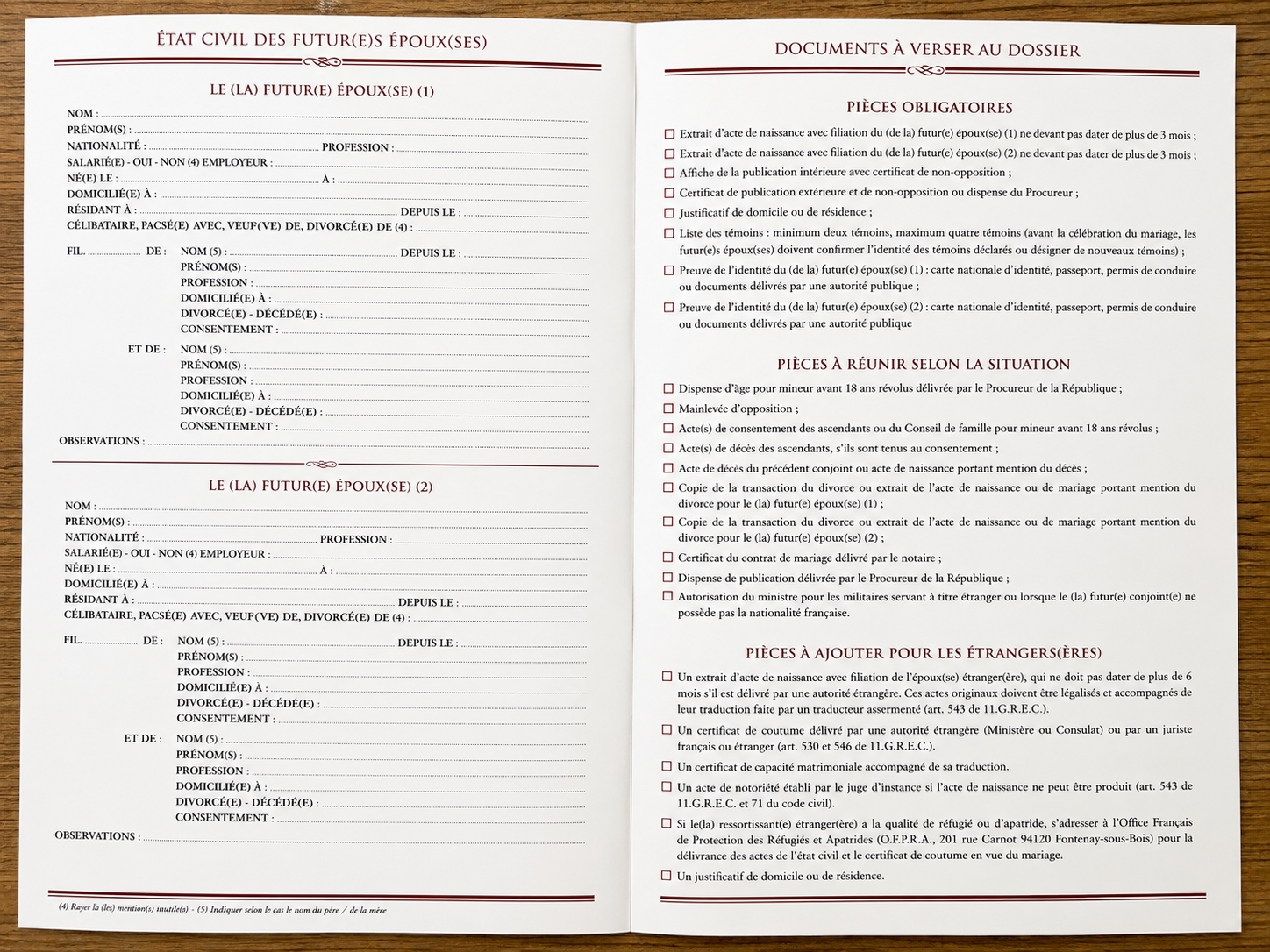 dossier de mariage intérieur 2