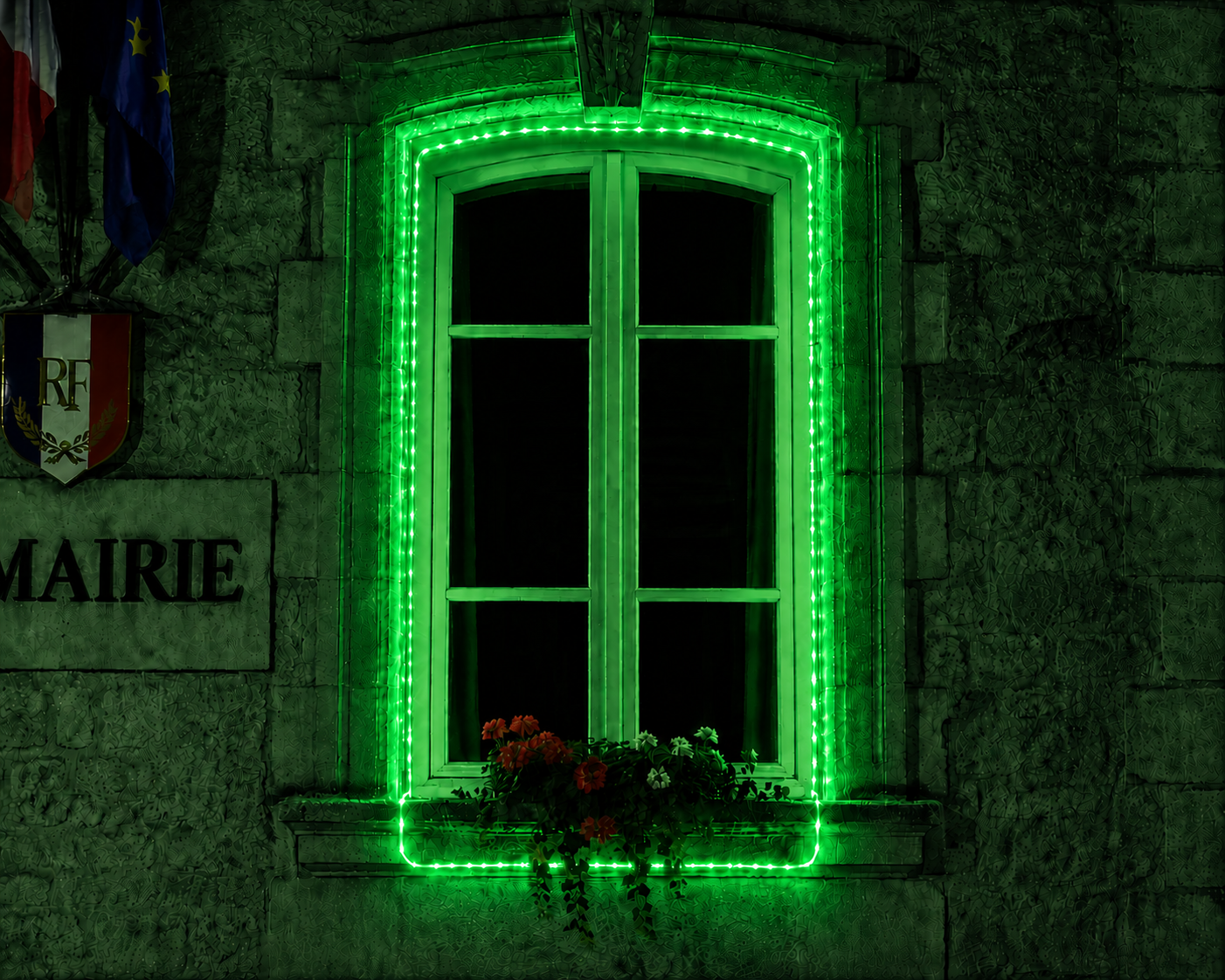 cordon led vert