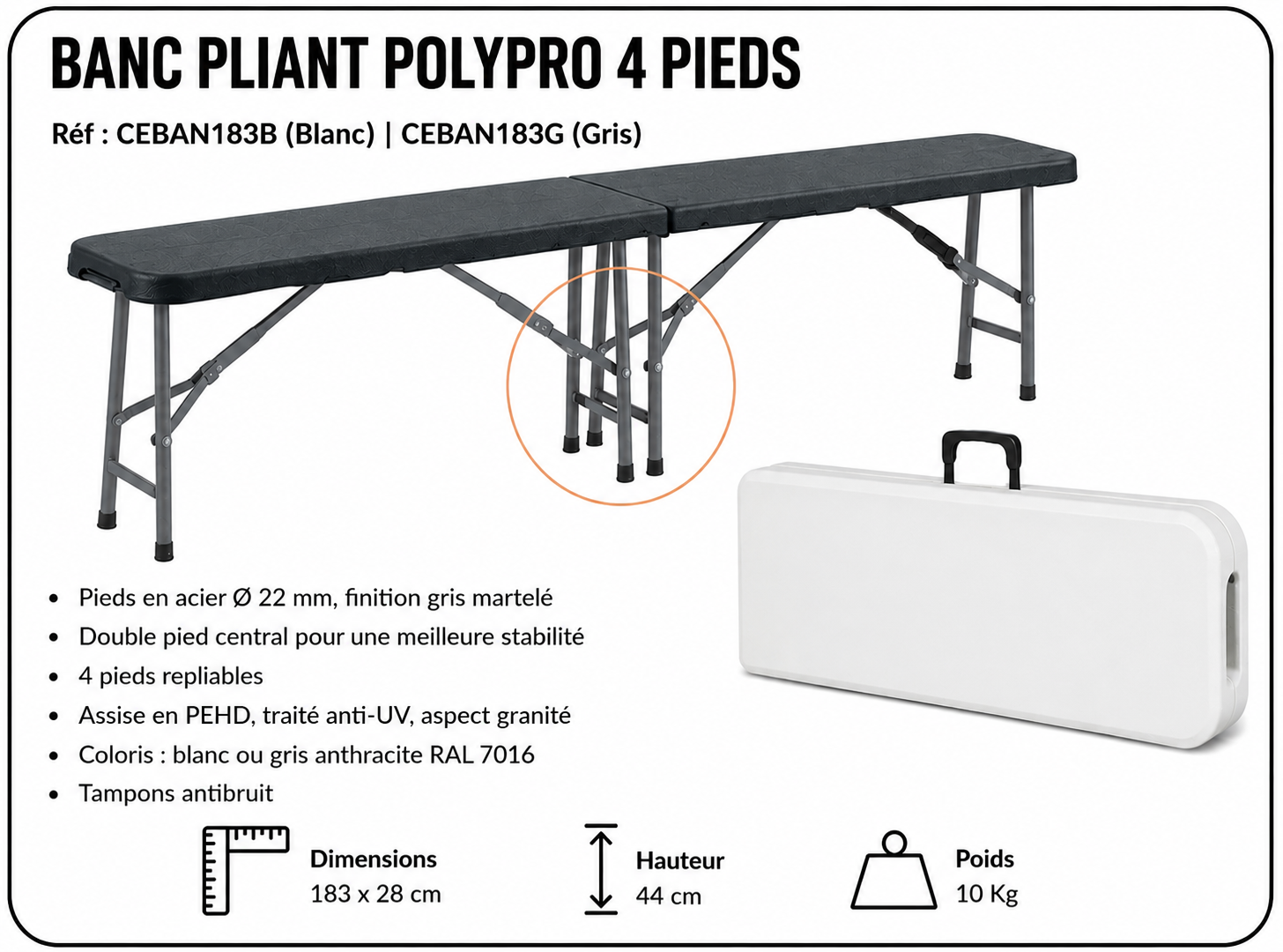 banc-pliant-polypro-183cm-blanc-gris-mairie