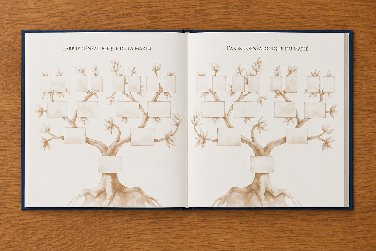 Le livre de notre mariage velours mairie 1