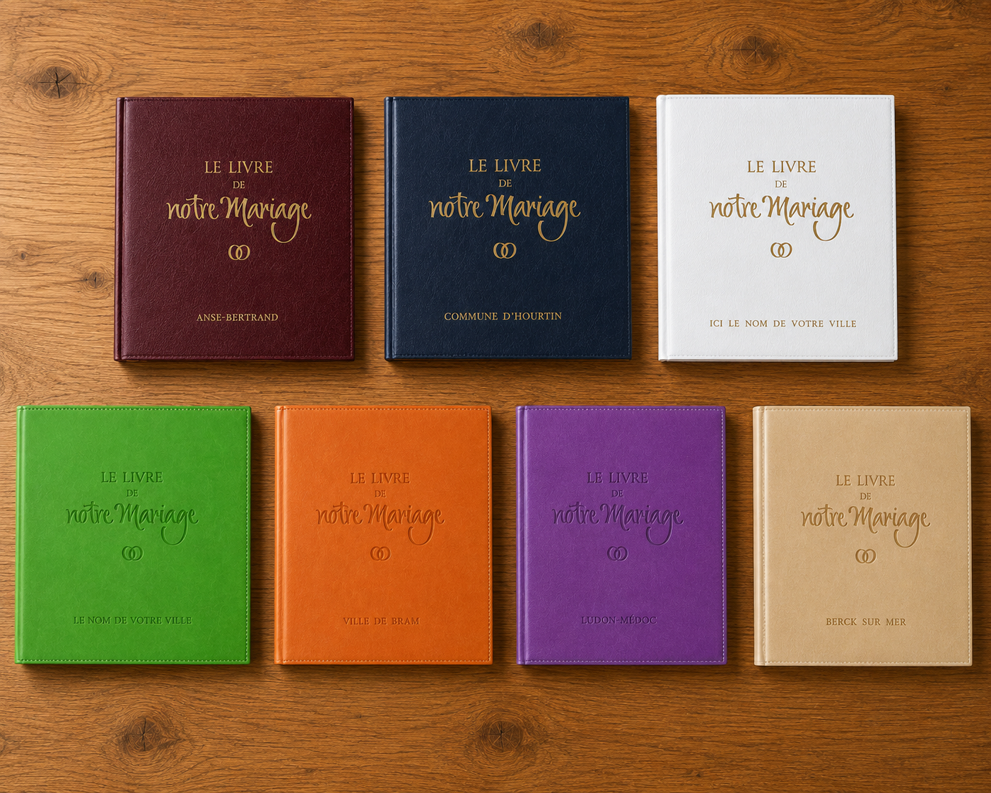 Le livre de notre mariage mairie