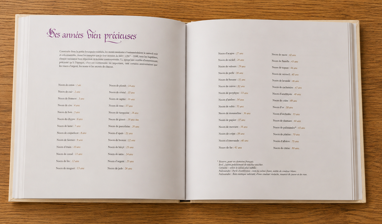 le livre de nos noces dor intérieur