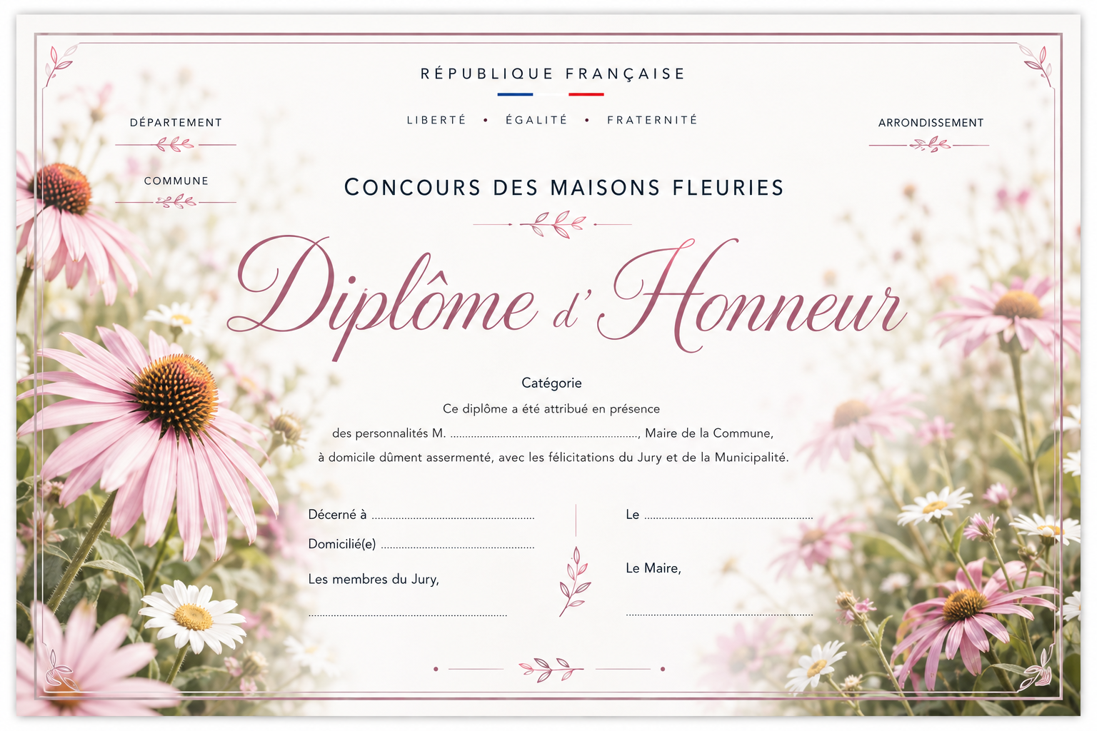 diplome dhonneur maisons fleuries 4