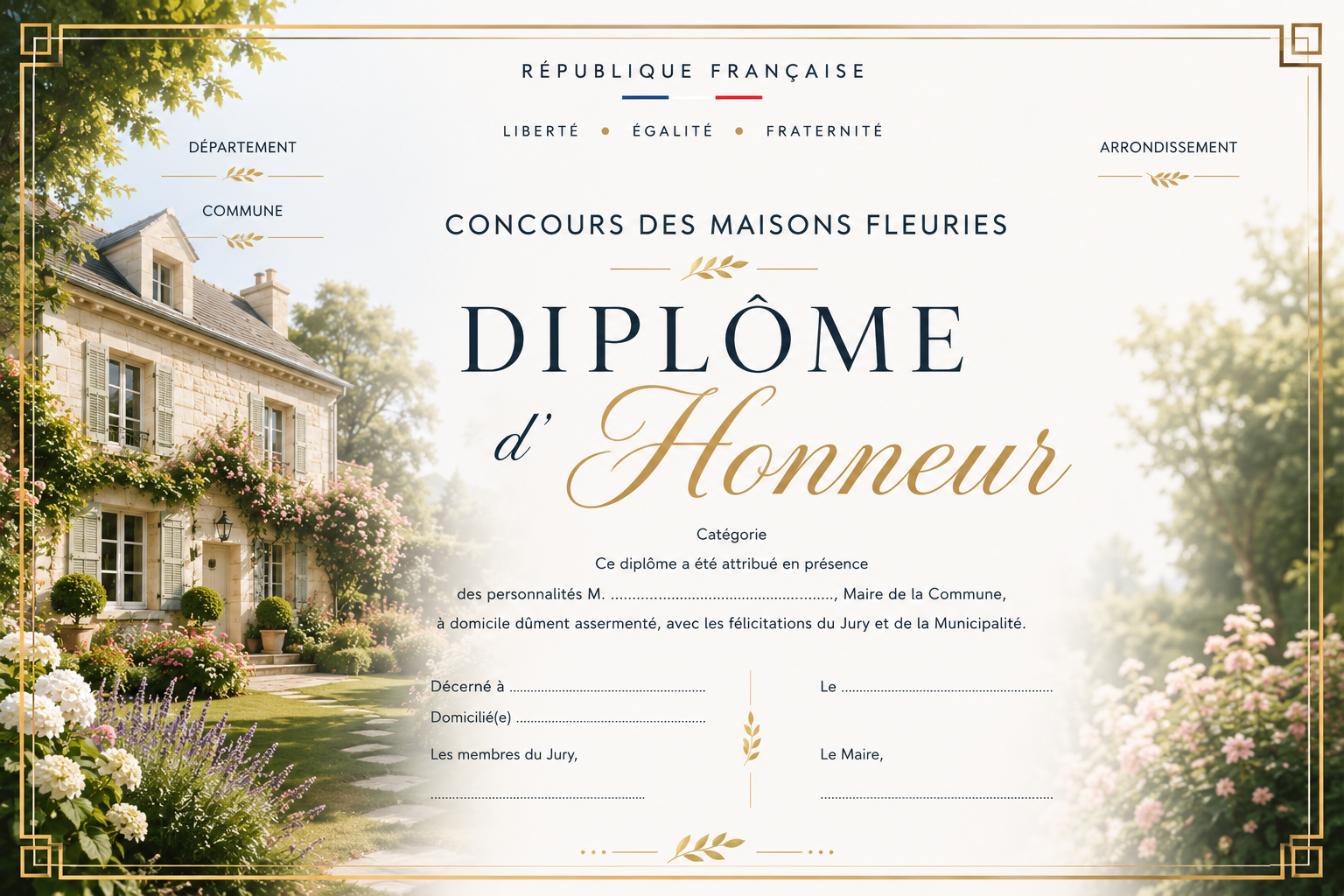 diplome dhonneur maisons fleuries 3