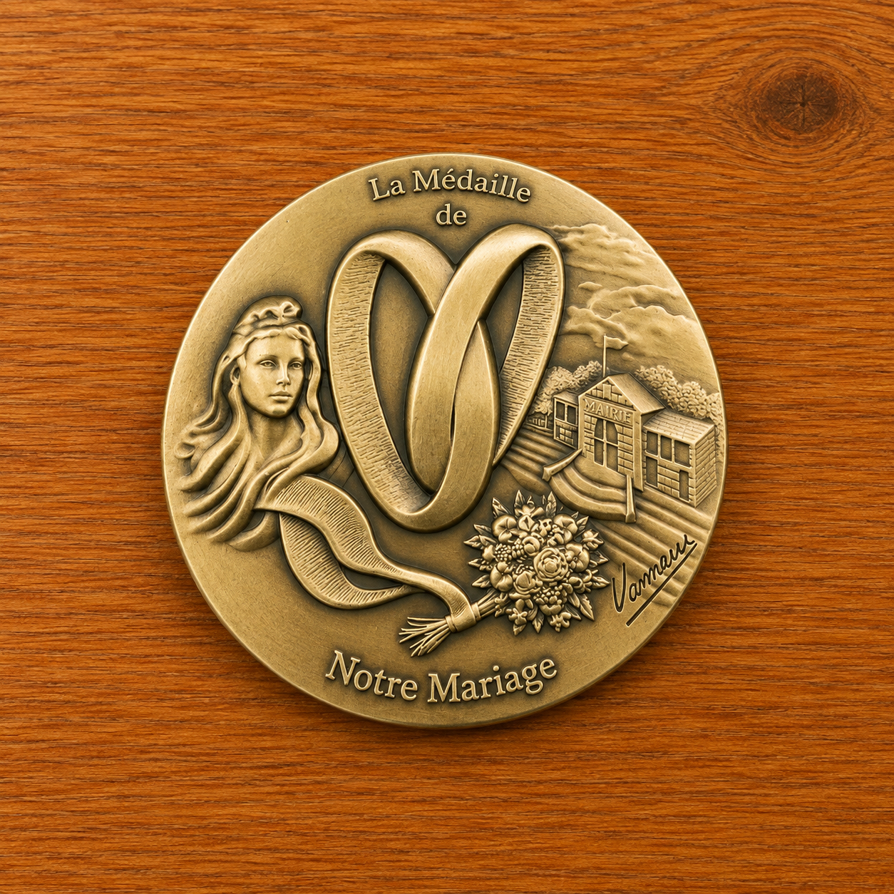 medaille coffret-medaille-diplome-mariage-personnalise-mairie