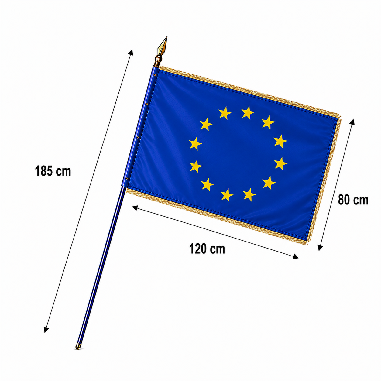 drapeau-europeen-prestige-franges-dorees-mairie120X80