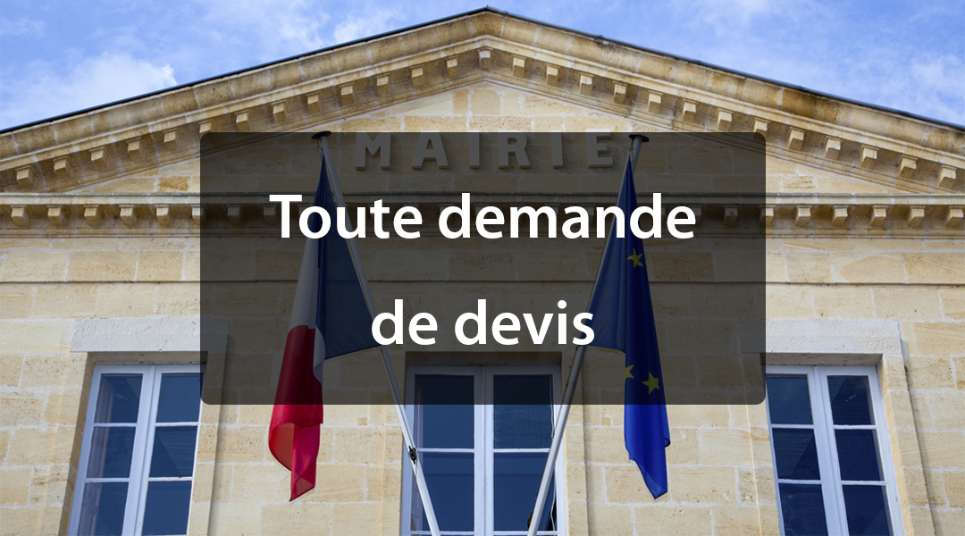 demande de devis mairie