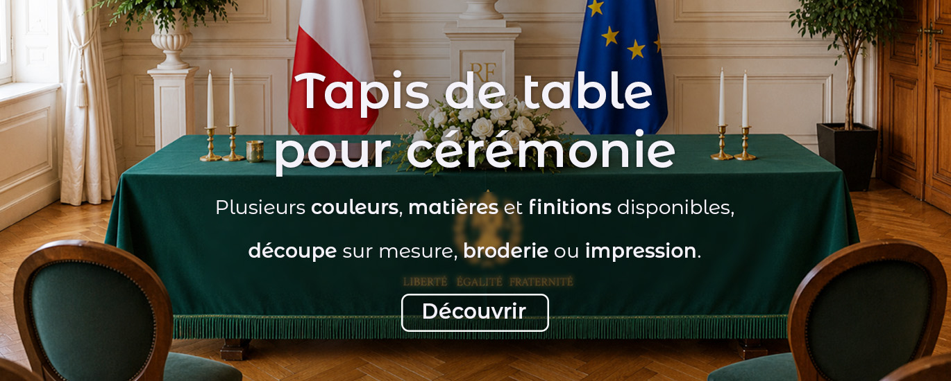 Tapis de table de cérémonie
