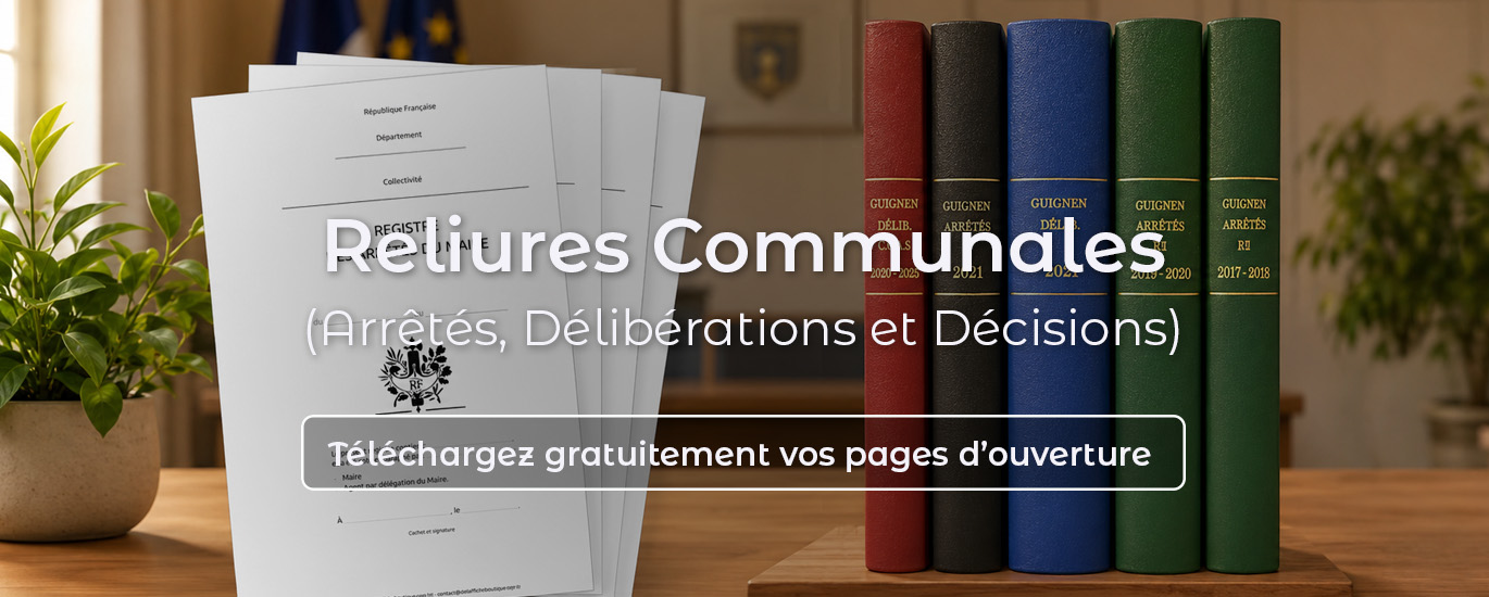 RELIURE COMMUNALE MAIRIE