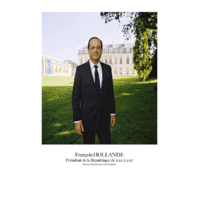 Portrait officiel du Président François Hollande