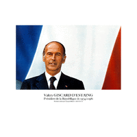 Portrait officiel du Président Valéry Giscard d'Estaing