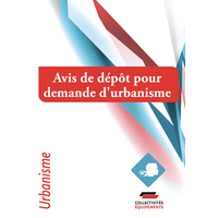 Avis de dépôt de demandes d'urbanisme