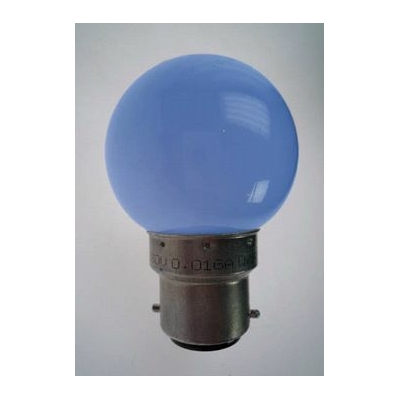 Lampe LED opaque B22 bleu