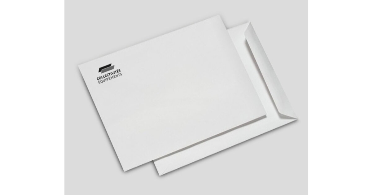 Lot de 1000 Enveloppes blanches DL - gamme Courrier+ (sans fenêtre