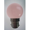 Lampe LED opaque B22 rose
