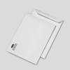 Pochettes C4 blanches 90 g à fenêtre personnalisées 1 couleur